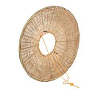 Gogogmee Samurai Straw Hat Japanese Conical Bamboo Asian Farmer Cap for Halloween Ninja Costume Cosplay School Drama Outdoor Sun Protection Easy-care Role Play Accessory