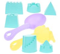 Gogogmee Sand for Beach Play Portable Castle Making Molds with and Rake Lightweight and Easy to Hold Sand Digging Tools for Boys Random Color