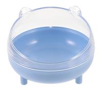 Gogogmee Sand Hamster Sand Bath House Random Color Chinchilla with Half-close Lid Relieves Boredom and Not Easy to Rollover for Home and Outdoor Travel