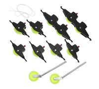 Gogogmee Science Pulley Set with Fixed and Movable Pulleys for Mechanical Advantage Demonstration Physics Lab Equipment for Stem Classroom and Homeschool