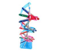 Gogogmee Scientific Dna Model Double Helix Structure Kit for Students Portable Biology Learning Tool for Interactive Genetics Lessons and Educational Use