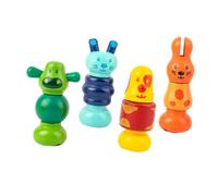 Gogogmee Screws Matching Toy Set for Boys and Girls Montessori Educational Cognition Plaything for 3 Years Old Assorted Nuts Eye-Hand Coordination Training