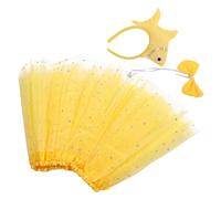 Gogogmee Sea Fish Headband Skirt Plush Fish Costume for Boys and Girls Ocean Animal Themed Dress-up for Halloween Parties for Boy Girl Bowties