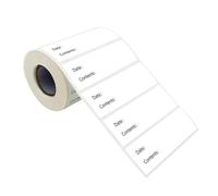 Gogogmee Self-Adhesive Food Marked Labels Removable Date Category Stickers for Jars Containers Freezer Storage Blank Adhesive Stickers for Kitchen Organization