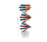 Gogogmee Self-assembly Dna Model Kit for Educational Science Teaching Aid Human Genes Double Helix Physiology Learning for Middle School Nursing Medical Students Random Color
