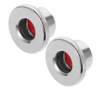 Gogogmee Self-locking Security Nut for Dumbbell Barbell Cast Iron Locking Collar for Strength Training Easy Installation and Removal Wear-resistant Fitness Accessory