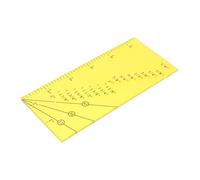 Gogogmee Sewing Machine Resistance Ruler Seam Gauge for DIY Tailor Crafts Smooth Surface Hemline Measuring Tool for Dressmaking and Quilting