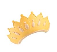 Gogogmee Shampoo Hat Boy Girl Bathing Visor for Boys Girls Soft Silicone Shower Cap for Hair Washing Haircuts Ear Protection Bathing Crown Yellow
