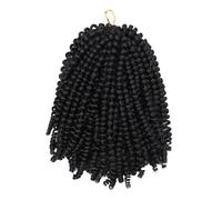 Gogogmee Short Decorative Braid Wig Natural Synthetic Dreadlocks Crochet Hair Low Temperature Fiber Women Daily Fashion Hip-hop Style