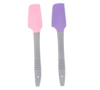 Gogogmee Silicone Waxing Sticks Applicator Reusable Wax Spatulas with Long Handle 2pcs Designed to Keep Hands Clean for Body Waxing for Home and Salon Use