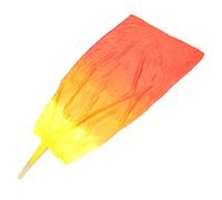Gogogmee Silk Dancing Fan Color Gradient Portable Lightweight Structure for Folk Competitions School Activities and Dance Shows