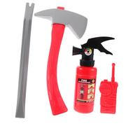 Gogogmee Simulation Fire Extinguisher Fireman Role Play for Lightweight Firefighter Tools Cosplay Props Indoor Pretend Play Equipment for Boys and Creative Firemen Costume Accessory