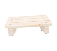Gogogmee Slanted Wooden Foot Rest Stool Stable Non-Slip Footstool for Office Home Study Practical Leg Laid Support with Solid Wood Structure Safe for Adults