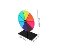 Gogogmee Slot Tabletop Rotating Prize Wheel with Dry Erase Surface for Trade Shows School Sports Parties Heavy Duty Interactive Spin Wheel Game for Carnivals and Home Events