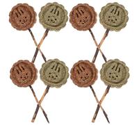 Gogogmee Small Pet Teething 10pcs Plant-Based Chewing Sticks for Guinea Pigs and Chinchillas Dental Health