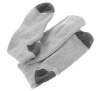 Gogogmee Smart USB Rechargeable Heated Socks for Men Women, Winter Thermal Cotton Socks with Dc Connector, Electric Warming Footwear for Outdoor Sports and Cold Weather Random Style