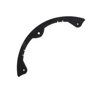 Gogogmee Snowboard Anti-Collision Bumper Strip, Medium Size Black Protective Deck Cover with Rounded Ends, Ski Board Impact Protection Accessory for Snowboards and Skateboards