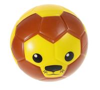 Gogogmee Soccer Ball Soft PU Foam Multi-purpose Sports Ball with Fun Lion Animal Design for Indoor Outdoor Play Encourages Physical Activity and Coordination Skills
