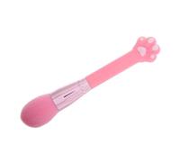 Gogogmee Soft Pink Cat Paw Makeup Brush for Face Powder Blush Foundation Multi-function Cosmetic Tool with Cute Design for Women and Smooth Application Travel Brush