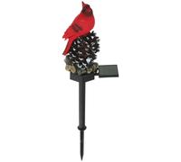 Gogogmee Solar Powered Garden Stake Light with Chic Bird Design Outdoor Lawn Lamp for Patio Decoration Creative Solar Ground Lighting for Garden and Lawn