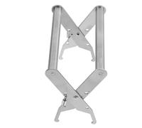 Gogogmee Stainless Steel Bee Hive Frame Lifter Tool Spring Handle Silver Beekeeping Equipment for Precise Frame Grip and Easy Hive Maintenance