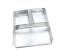 Gogogmee Stainless Steel Desktop Dustpan Mini Tabletop Cleaning Tool for Narrow Spaces Lightweight and Compact Garbage Collector for Home Use Efficient Corner Dust Pickup