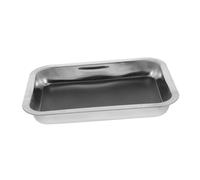 Gogogmee Stainless Steel Dissection Pan Safe Edges for Biology Experiments Lab Instrument Tray for Educational Use for School Anatomy Classes and Training