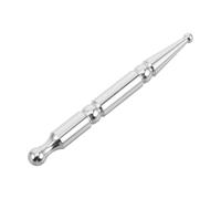 Gogogmee Stainless Steel Fascia Massage Stick Manual Reflexology Tool for Trigger Point Deep Tissue Therapy Small Face Neck Acupressure Pen for Full-Body Relief