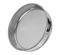Gogogmee Stainless Steel Lab Test Sieve Mesh Pan Fine Screen for Flour Sifting Soil Screening Sample Separation Double Frame