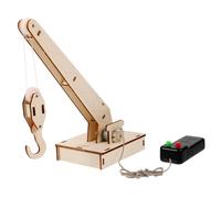 Gogogmee Stem Science Learning Kit Crane Model Building for Educational DIY Physics Experiment Enhancing Creativity and Mechanical Skills for Boys Random Color