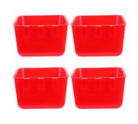 Gogogmee Sturdy Portable Chicken Water Feeder Pcs Bird Cage Feeder Cups Rabbit Food Bowl Easy Hanging for Birds Rabbits