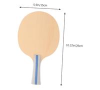 Gogogmee Table Tennis Paddle for Beginners Comfortable Grip Wooden Training Bat with Widened Surface for Indoor Outdoor Play Enhances Hand-eye Coordination and Reaction Skills