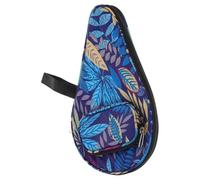 Gogogmee Table Tennis Paddle Pouch Storage Bag Oxford Cloth Unique Appearance Stylish Design Delicate Pattern Easy to Carry and Protect Racket from Damage for Outdoor Sports and Table