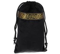 Gogogmee Tarot Card Bag Portable Storage Bag Drawstring for Tarot Cards Deck Unique Travel Organizer in Velvet Material