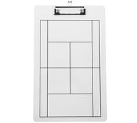 Gogogmee Tennis Dry Erase Board for Coaches, Non-Magnetic Strategy Writing Clipboard, Competition Race Strategy Board for Tennis Training and Match Planning