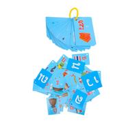 Gogogmee Thai Language Flash Cards and Vocabulary Flashcards for Boys and Girls Ages 6-8, 45 Pcs Learning Cards Set for Early Education and Speech Therapy