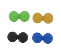 Gogogmee TPE Peanut Massage Ball Spiral Texture Back and Neck Relaxation Therapy for Full Body Muscle Relief Black Fitness Roller for Yoga Sports and Trigger Point Exercise