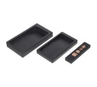 Gogogmee Traditional Chinese Inkstone Set with Ink Sticks for Calligraphy and Painting Portable Classic Design Ink Slab for Year Couplets and Cultural Heritage Art Practice