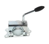 Gogogmee Trailer Wheel Support Bracket for 48mm Tube Heavy-duty Split Clamp with Prop Stand Attachment Lift Support Clamp for Trailer Wheels and Rv Stabilizer Jacks