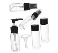 Gogogmee Travel Makeup Dispenser Bottle Refillable Toiletry Containers for Travel Essentials Cosmetic Bottles for Organized Makeup Supplies