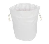 Gogogmee Travel Toiletry Bag with Drawstring Closure Portable Makeup Organizer for Women Multipurpose PU Cosmetic Storage Pouch for Brushes Lipsticks and Foundation