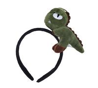 Gogogmee Unique Dinosaur Hairband Elastic Hair Hoop for Girls and Women, Funny Green Dinosaur Side Headband, Practical Hair Decoration for Parties and Face Washing