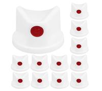 Gogogmee Universal Aerosol Spray Caps 15Pcs with Waterproof Button Easy Install Replacement Nozzles for Spray Paint Automotive and Graffiti Use