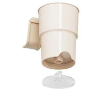 Gogogmee Vacuum Suction Cup Holder with Mobile Phone Support Non-slip Plastic Car Drink Holder Multifunctional Sucker Stand for Table Office Home Use Space-saving and Installation