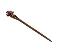 Gogogmee Vintage Green Sandalwood Hair Sticks for Long Hair Bun Accessories Firm Hold for Womens Daily Wear and Weddings