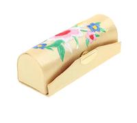 Gogogmee Vintage Lipstick Case Mirror Travel Makeup Organizer for Handbag Cosmetic Holder Compact Design for Daily Use Multi-Color Floral Pattern