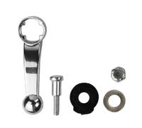 Gogogmee Vintage Silver Hair Clipper Adjusting Rods 5pcs Set Metal Hair Trimmer Accessory Kit for Men’s Haircut and Barber Salon Use