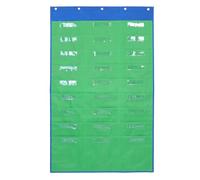 Gogogmee Wall Hanging Storage Organizer with Pockets for Classroom Organization Student Folder Holder with Slots Heavy-duty Homework and Document Organizer for Learning Spaces