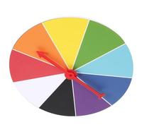 Gogogmee Wall-mounted Prize Wheel with Dry-erase Editable Slots Turntable for Party Games Compact Portable Carnival Wheel for Fun and Creative Prize Draws