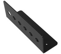 Gogogmee Wall Mounted Salon Scissor Rack 6-Hole Black Acrylic Barber Shear Holder Grooming Tool Organizer for Hairdressers and Pet Clippers